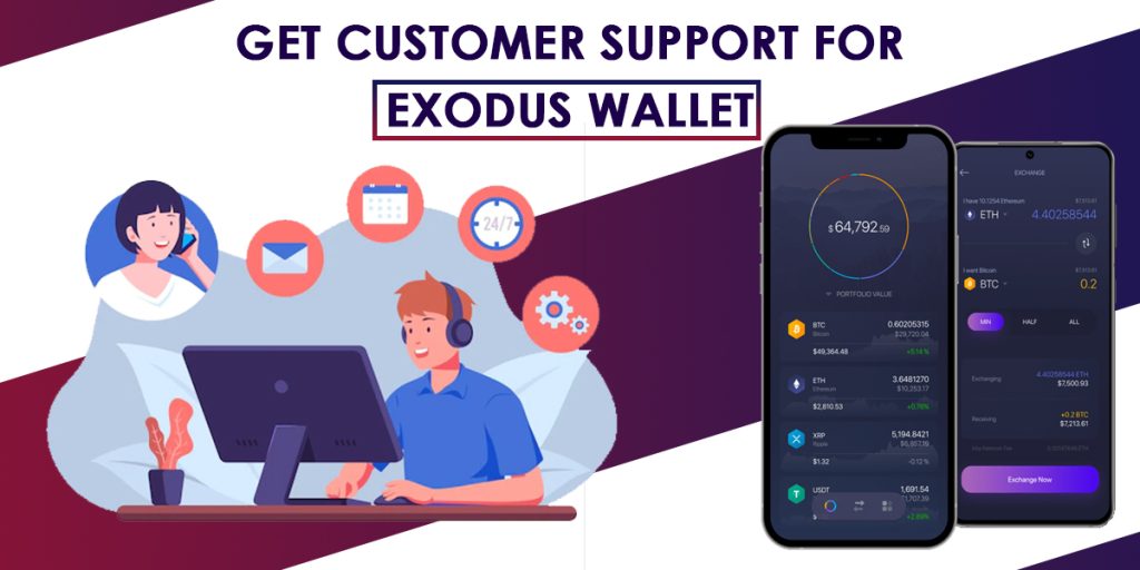 Get Customer Support for Exodus Wallet