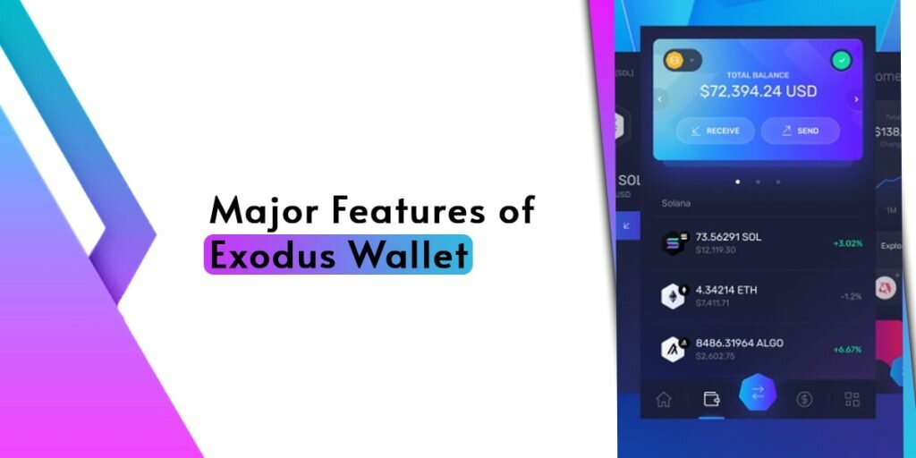 Major Features of Exodus Wallet
