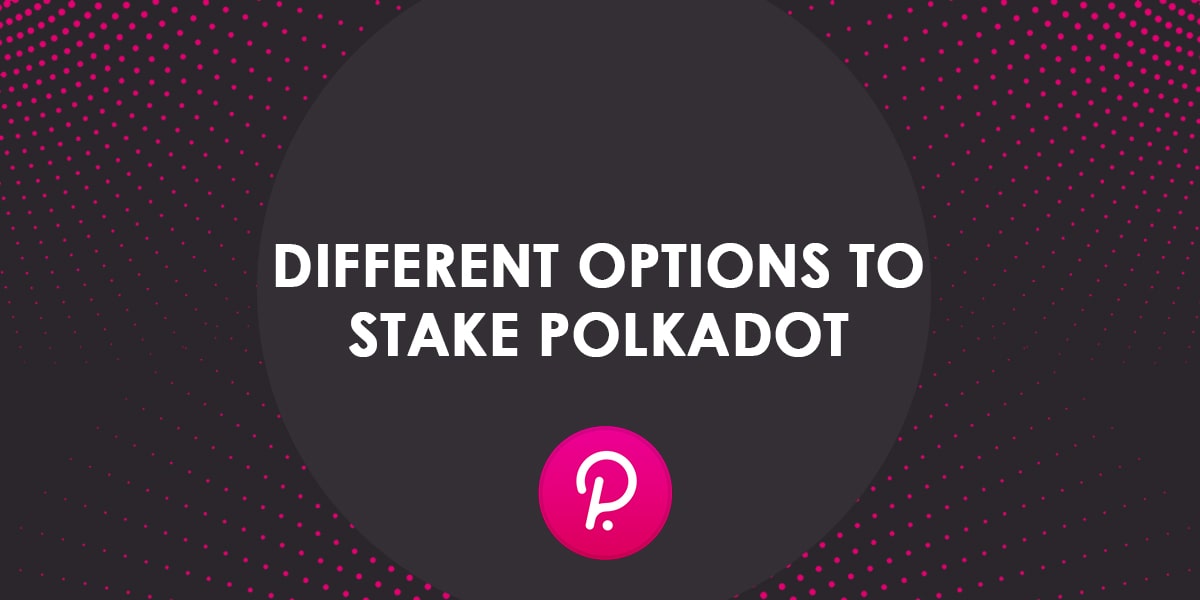 Different Options to Stake Polkadot
