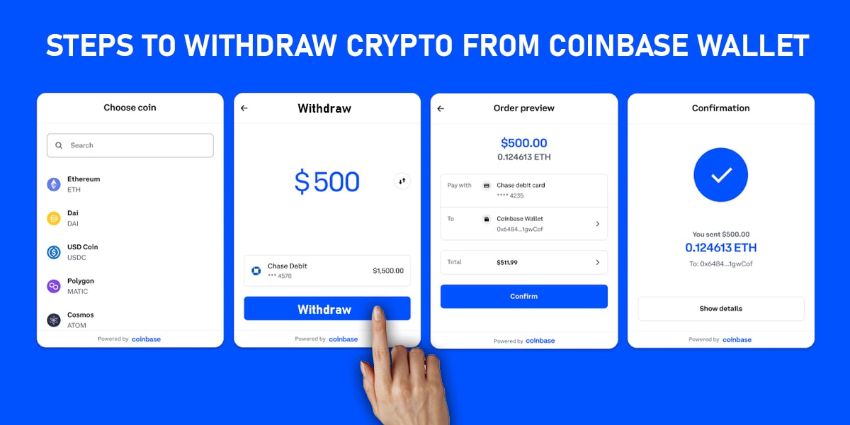 Steps to Withdraw Crypto From Coinbase Wallet