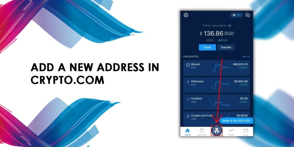Add A New Wallet Address in Crypto.Com