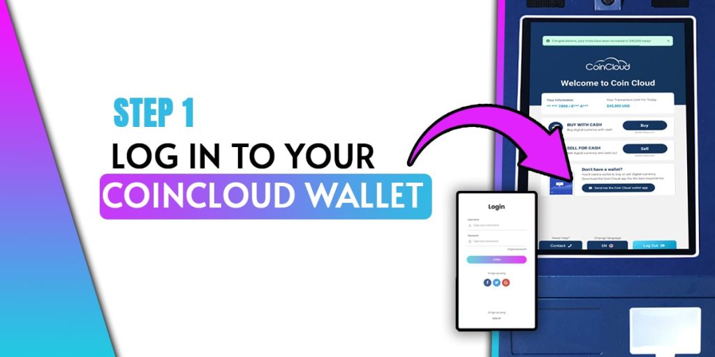 Log in To Your Coincloud Wallet