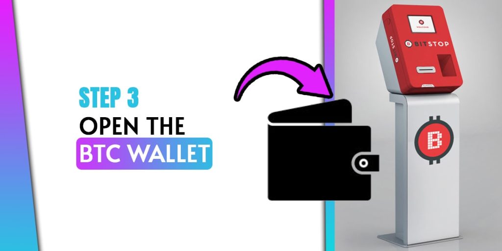 Open the BTC wallet