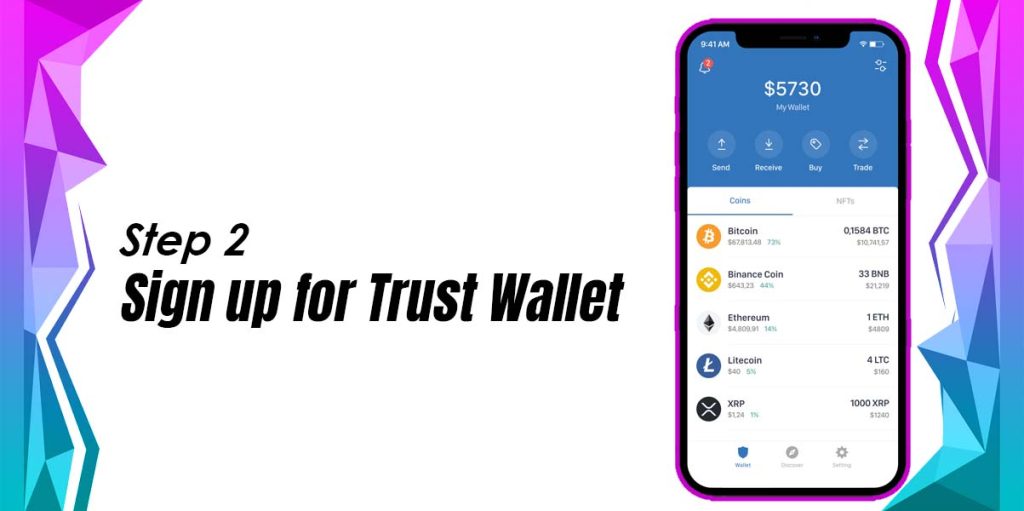 Sign Up For Trust crypto Wallet