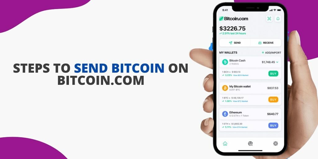 Steps To Send Bitcoin On Bitcoin.Com