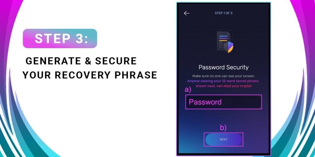 Generate & Secure Your Recovery Phrase