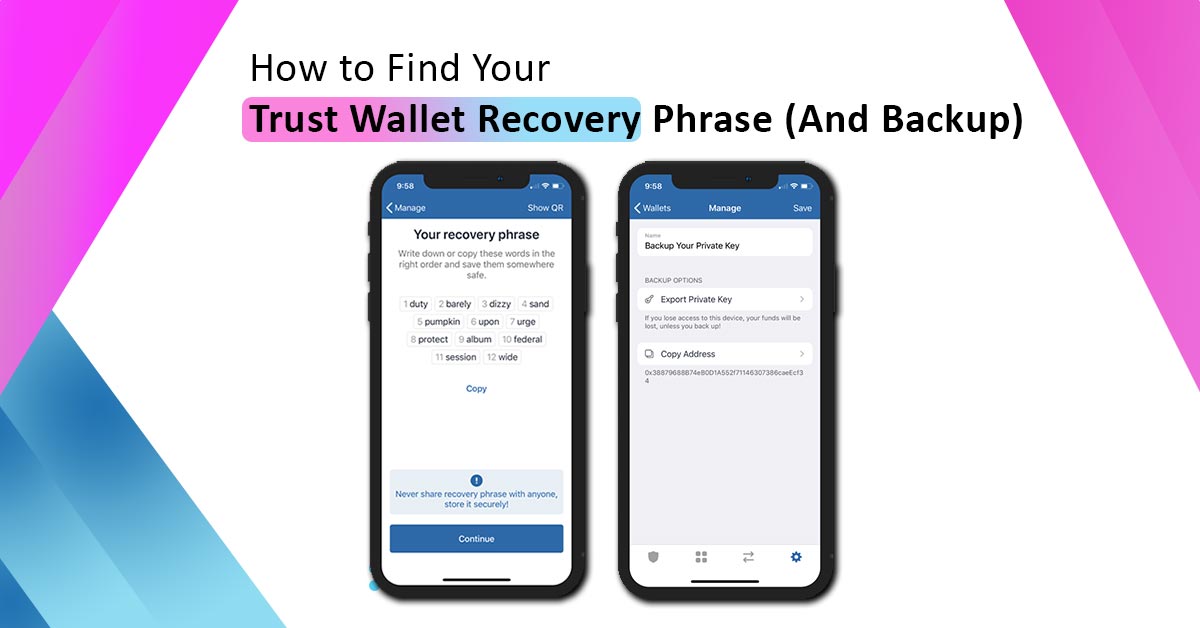 Find Trust Wallet Recovery Phrase