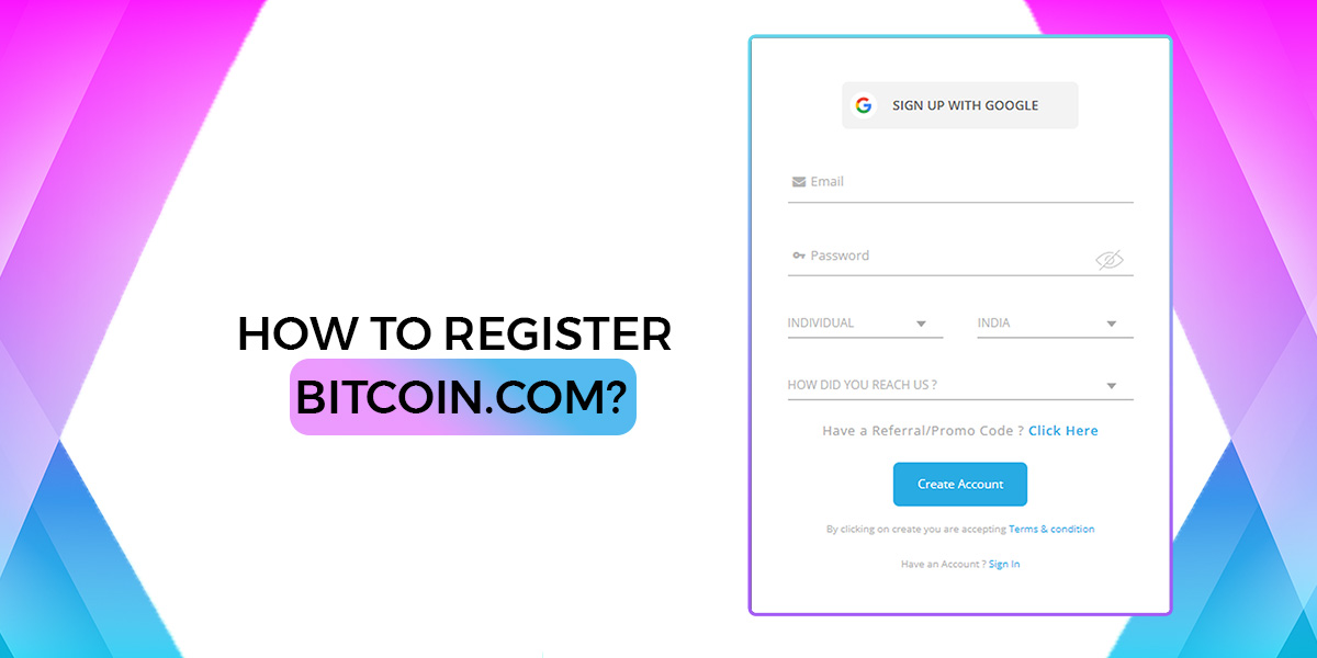 How To Register Bitcoin.Com