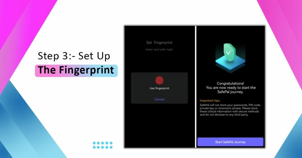 Set Up The Fingerprint 