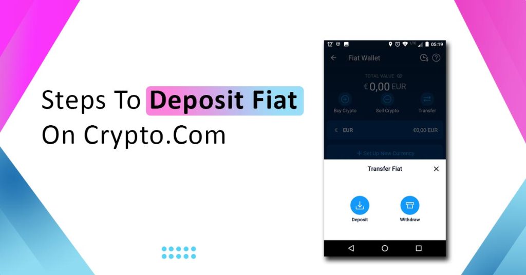 Deposit Fiat On Crypto.Com Using A Wire Transfer