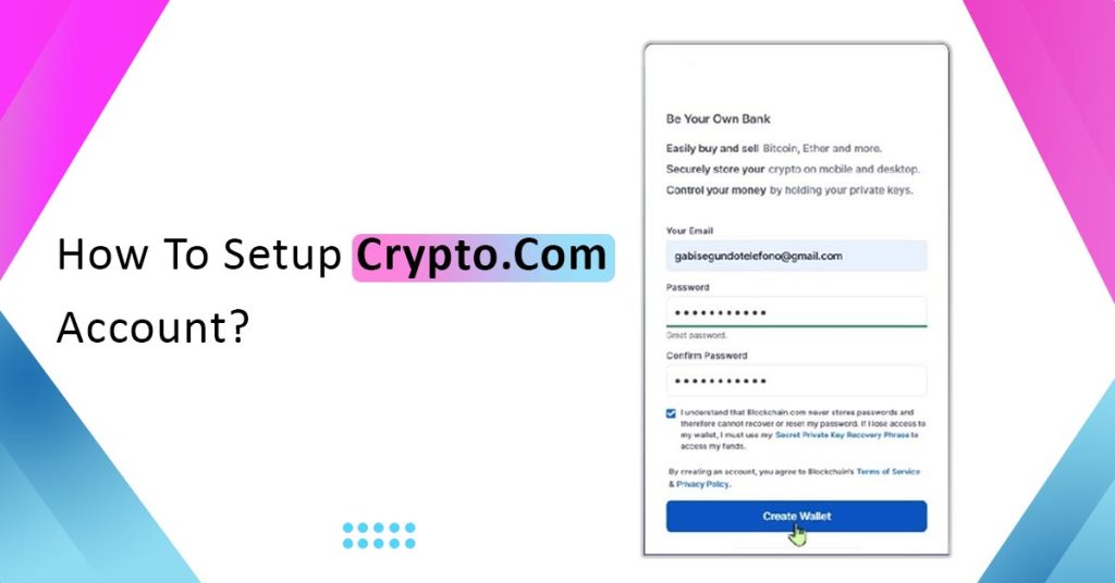 How To Setup Crypto.Com App Account?