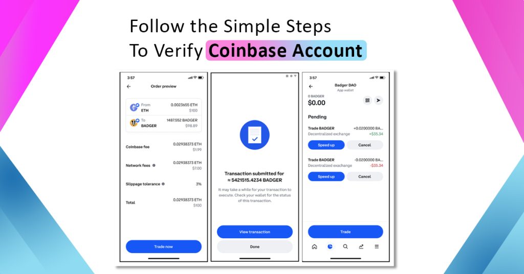 Follow The Simple Steps To Verify Coinbase Account