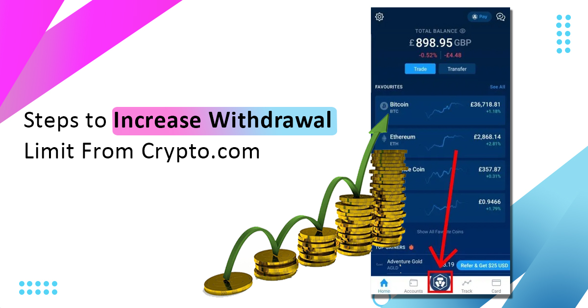 Increase Withdrawal Limit From Crypto.com